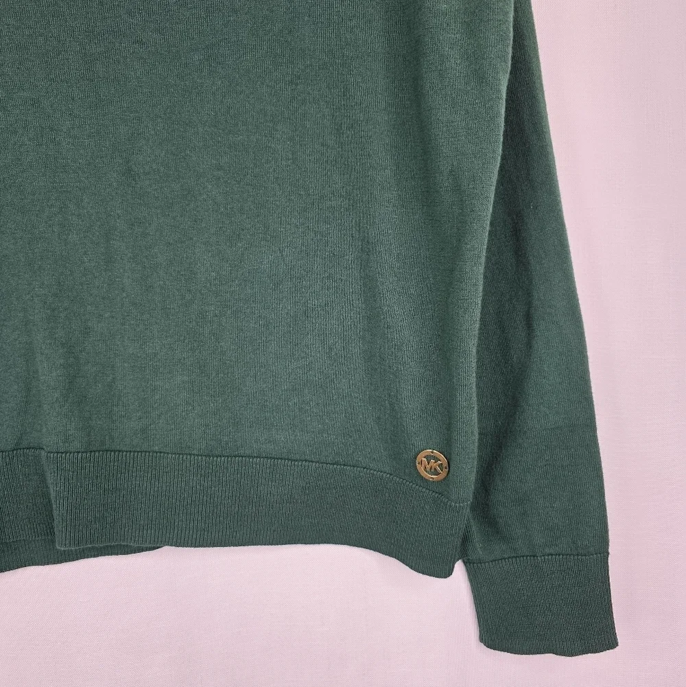 MICHAEL Michael Kors Sweater Women's Green Cowl Neck Pullover Tunic Size Large